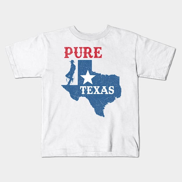 Pure Texan Kids T-Shirt by Aratack Kinder